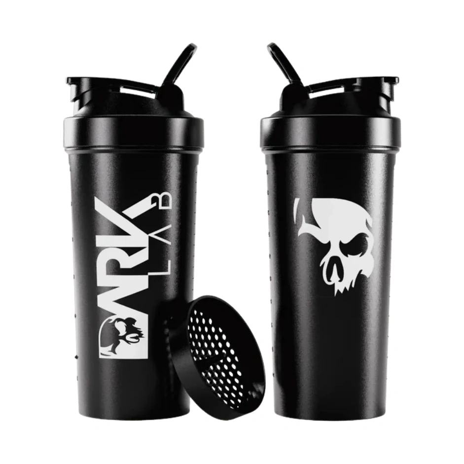 Coqueteleira Caveira Preta 700ml - DARK LAB