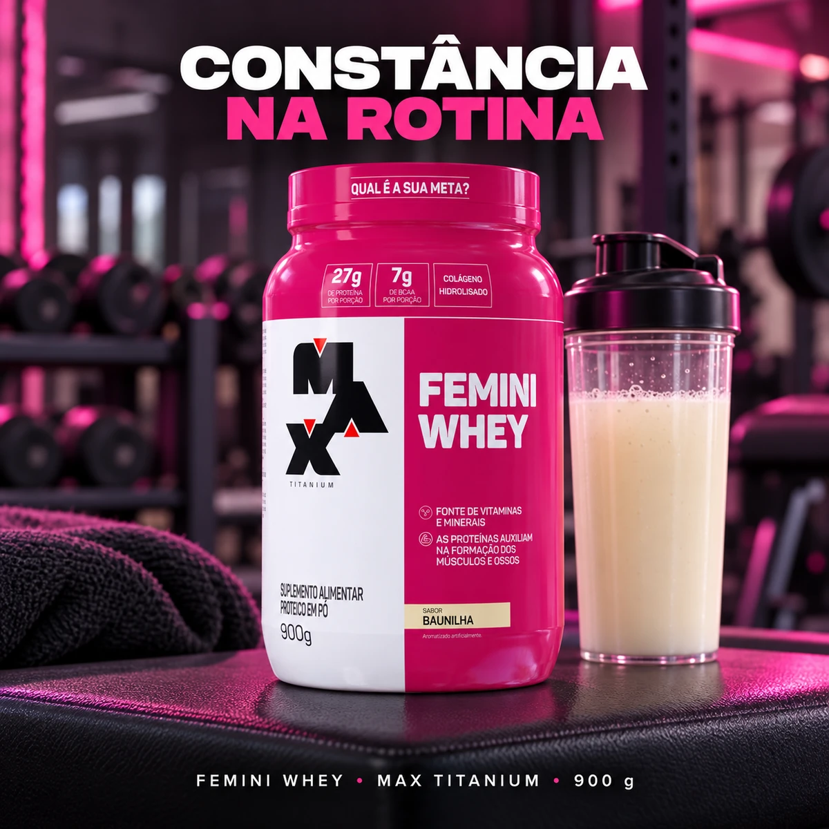 Femini Whey 900g - MAX TITANIUM, foto 4
