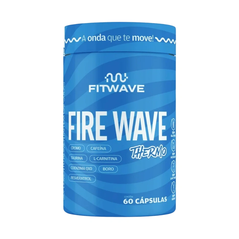 Termogênico Fire Wave Thermo 60 Cápsulas - FITWAVE