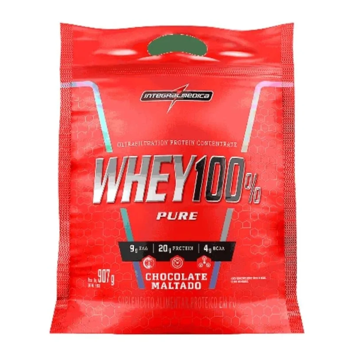 Whey Protein 100% Pure 907g - INTEGRALMÉDICA
